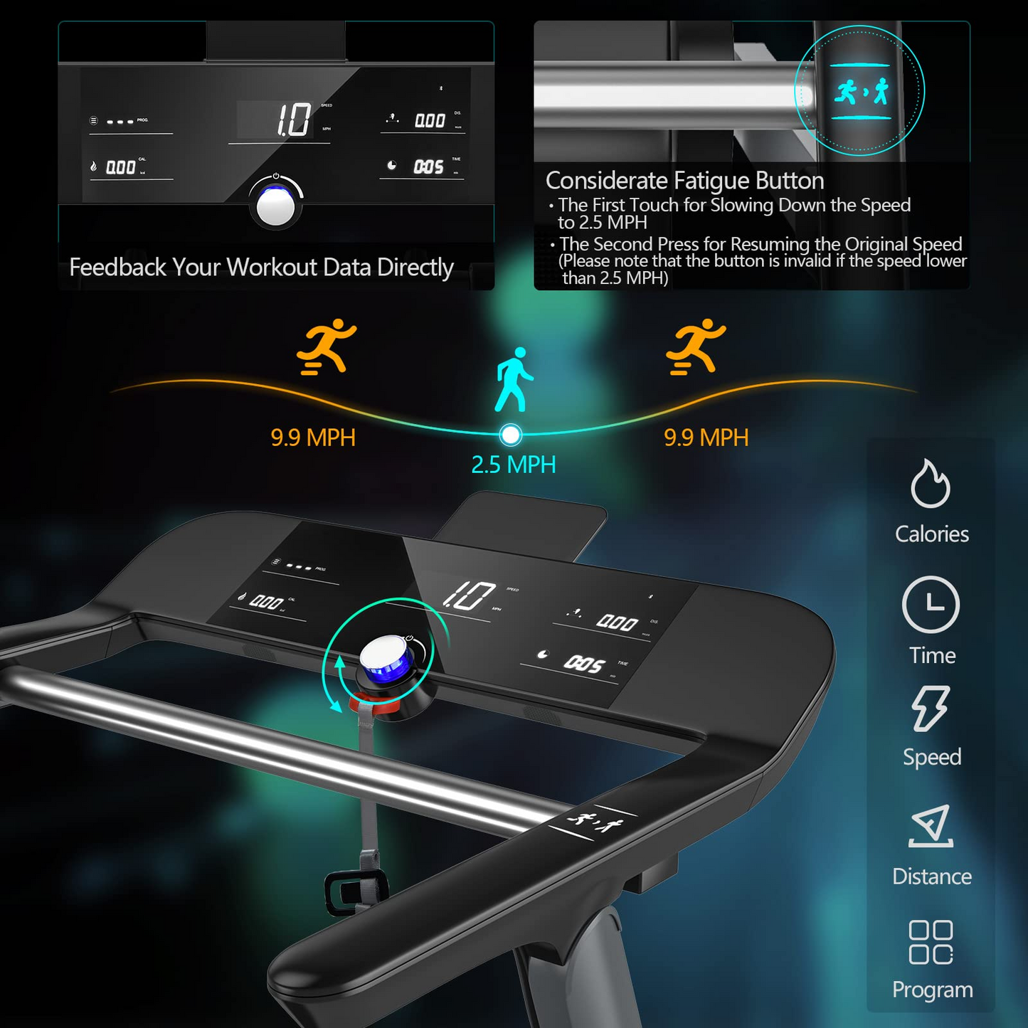 Goplus Heavy Duty Folding Treadmill for Gym