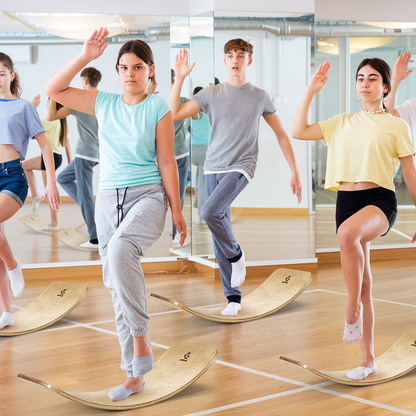 35Inch Wooden Balance Board for Kids & Adults Support 660LBS