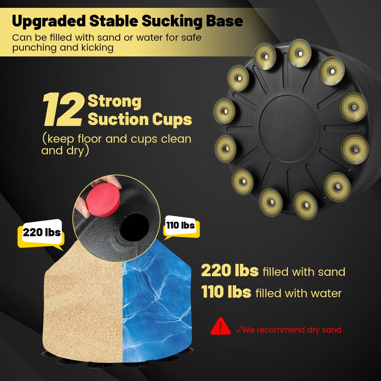 Goplus Freestanding Punching Bag