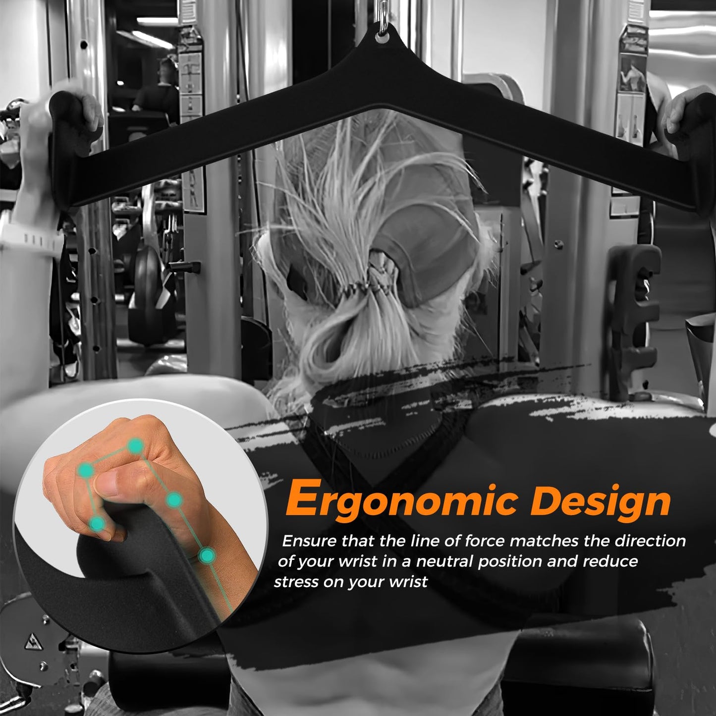 Goplus LAT Pulldown Attachment Set