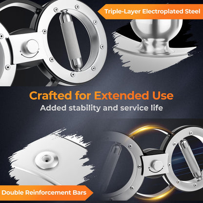 Goplus Burn Machine Arm Workout Equipment with Adjustable Resistance