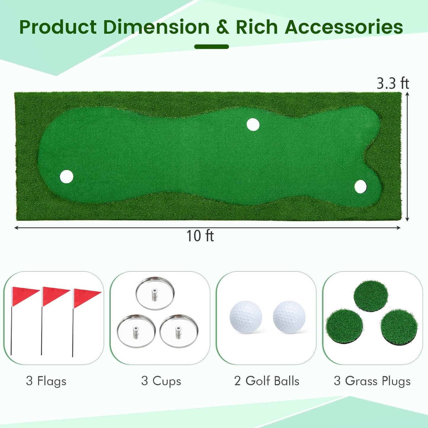 Goplus Golf Putting Green