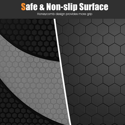 Goplus 31 Aerobic Exercise Stepper Deck, Adjustable Fitness Workout Step Platform Trainer with Risers