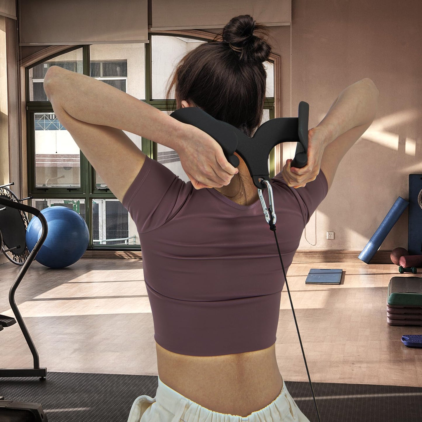 Goplus LAT Pulldown Attachment Set