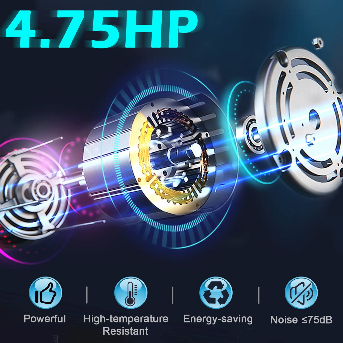 Goplus 4.75HP Folding Treadmill for Home Gym, Commercial Heavy Duty Superfit Treadmill with 15% Auto Incline