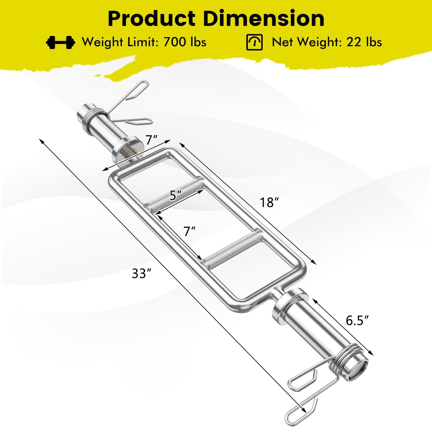 Goplus 34¡¯¡¯ Olympic Triceps Bar