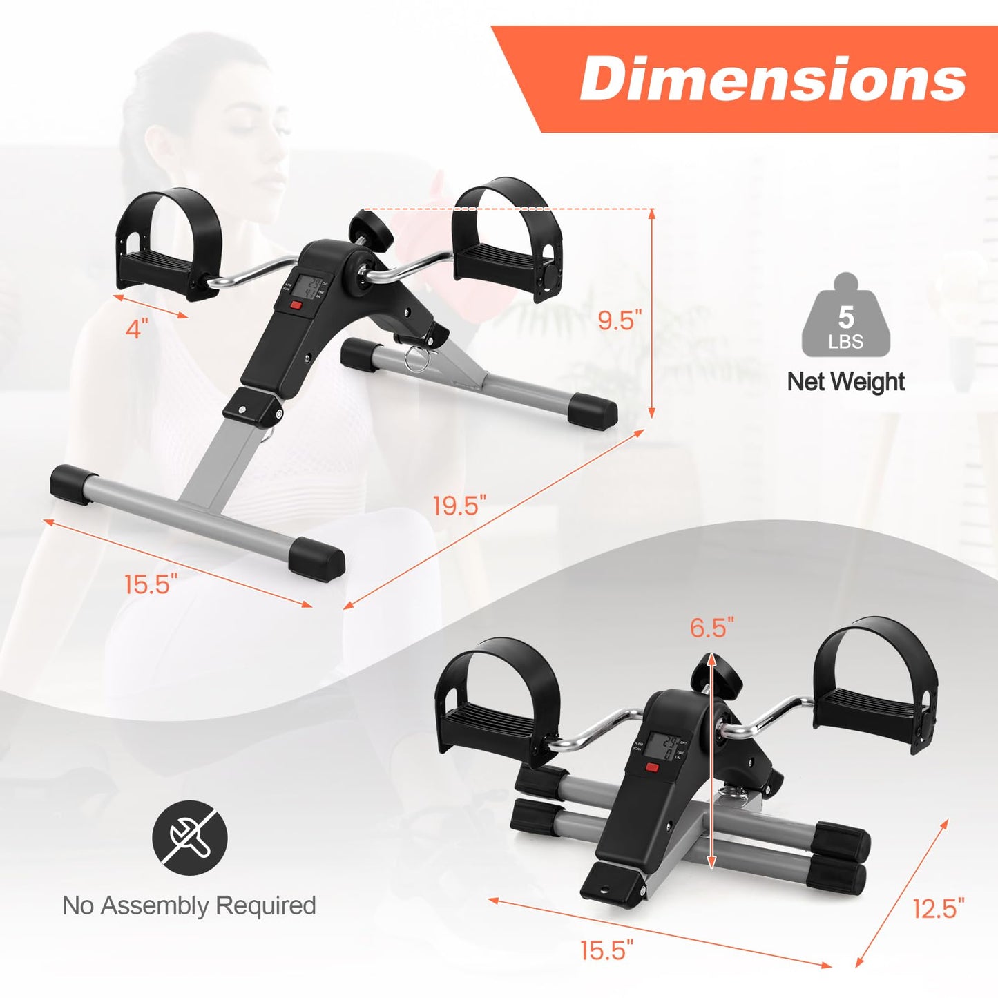 Goplus Mini Exercise Bike