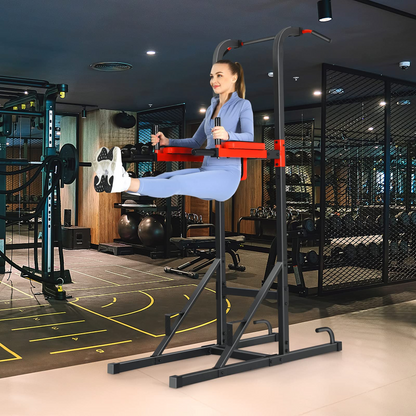 Goplus Power Tower Pull Up Bar Dip Station