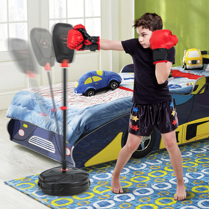 Goplus Inflation-Free Punching Bag, Boxing Bag Set with Boxing Gloves