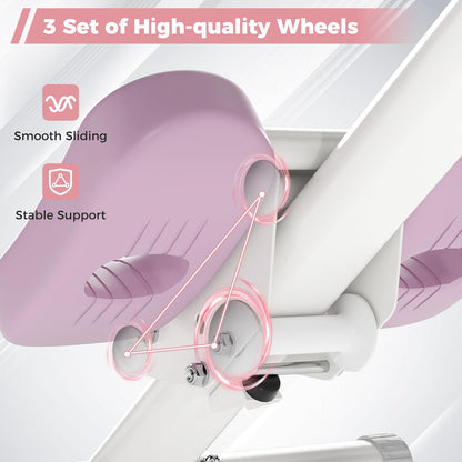 Goplus Adjustable Foldable Ab Workout Equipment with Knee Protection