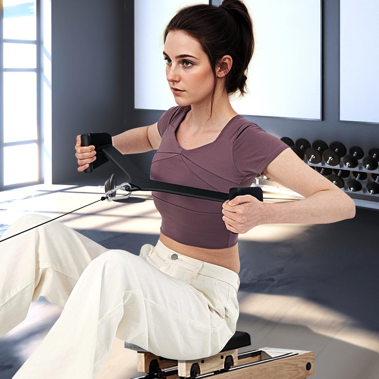 Goplus LAT Pulldown Attachment Set