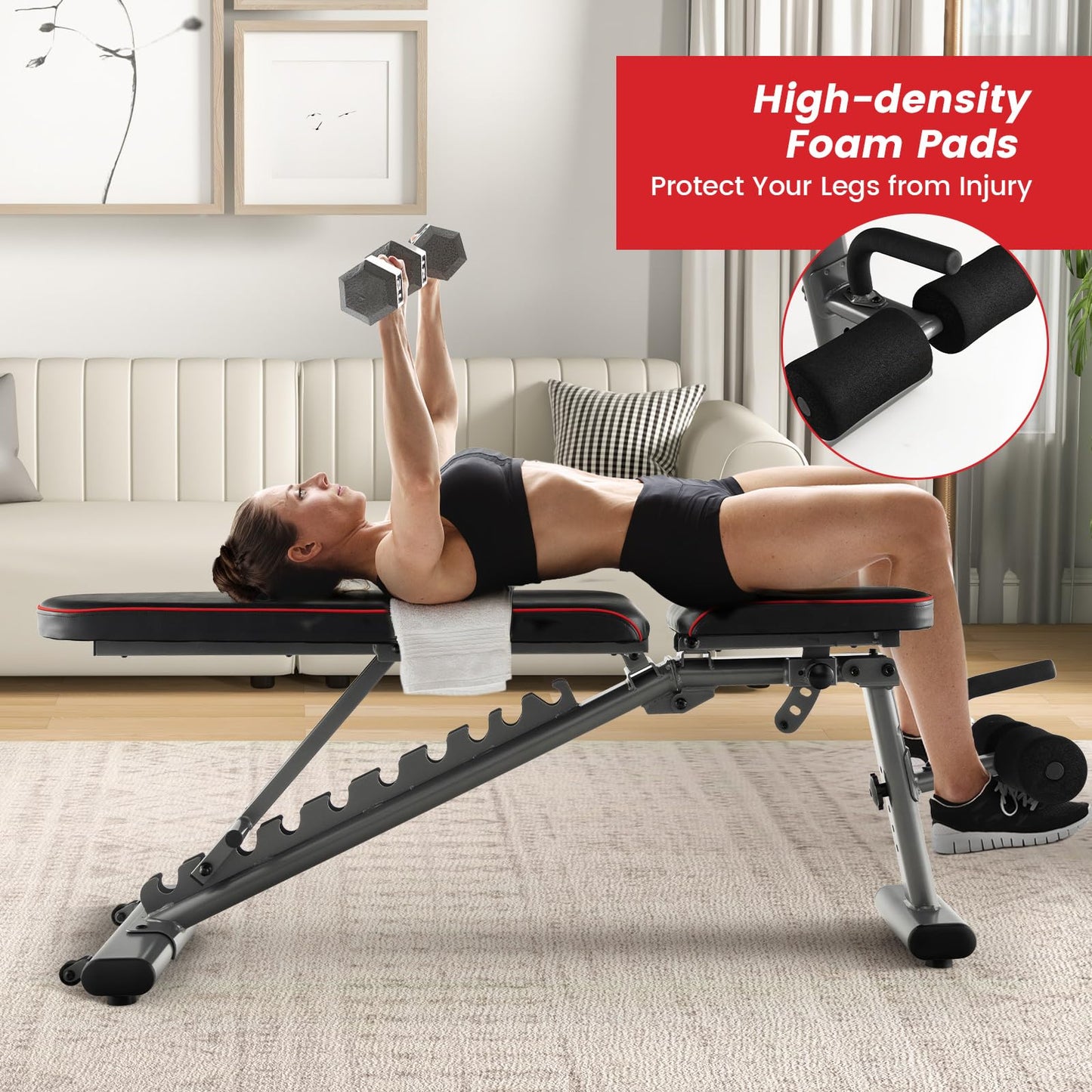 Goplus Adjustable Weight Bench
