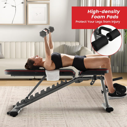 Goplus Adjustable Weight Bench