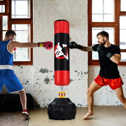 Goplus Freestanding Punching Bag, 70 Heavy Boxing Bag w/Fillable Base