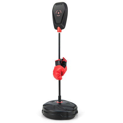 Goplus Inflation-Free Punching Bag, Boxing Bag Set with Boxing Gloves