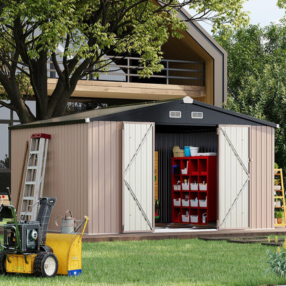 Metal Storage Shed House with Air Vent