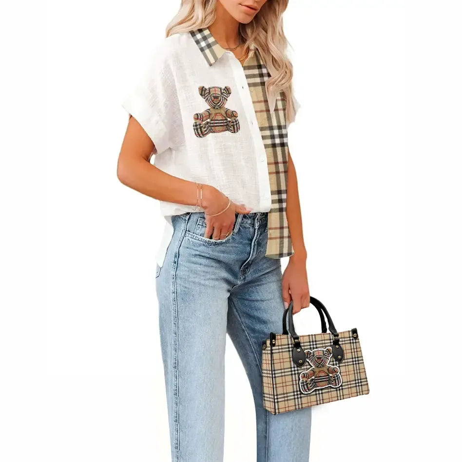 Limited Edition BURBERRY Casual Shirt   Handbag For WOMEN – MRS-NCY-SET381