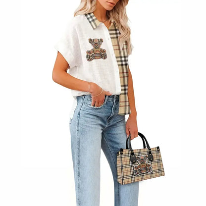 Limited Edition BURBERRY Casual Shirt   Handbag For WOMEN – MRS-NCY-SET381