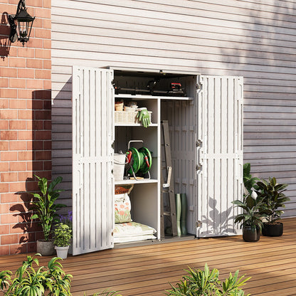 Resin Utility Storage Cabinet with Floor