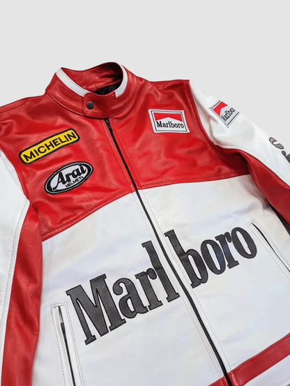 Marlboro Racing Leather Jacket - Classic Edition