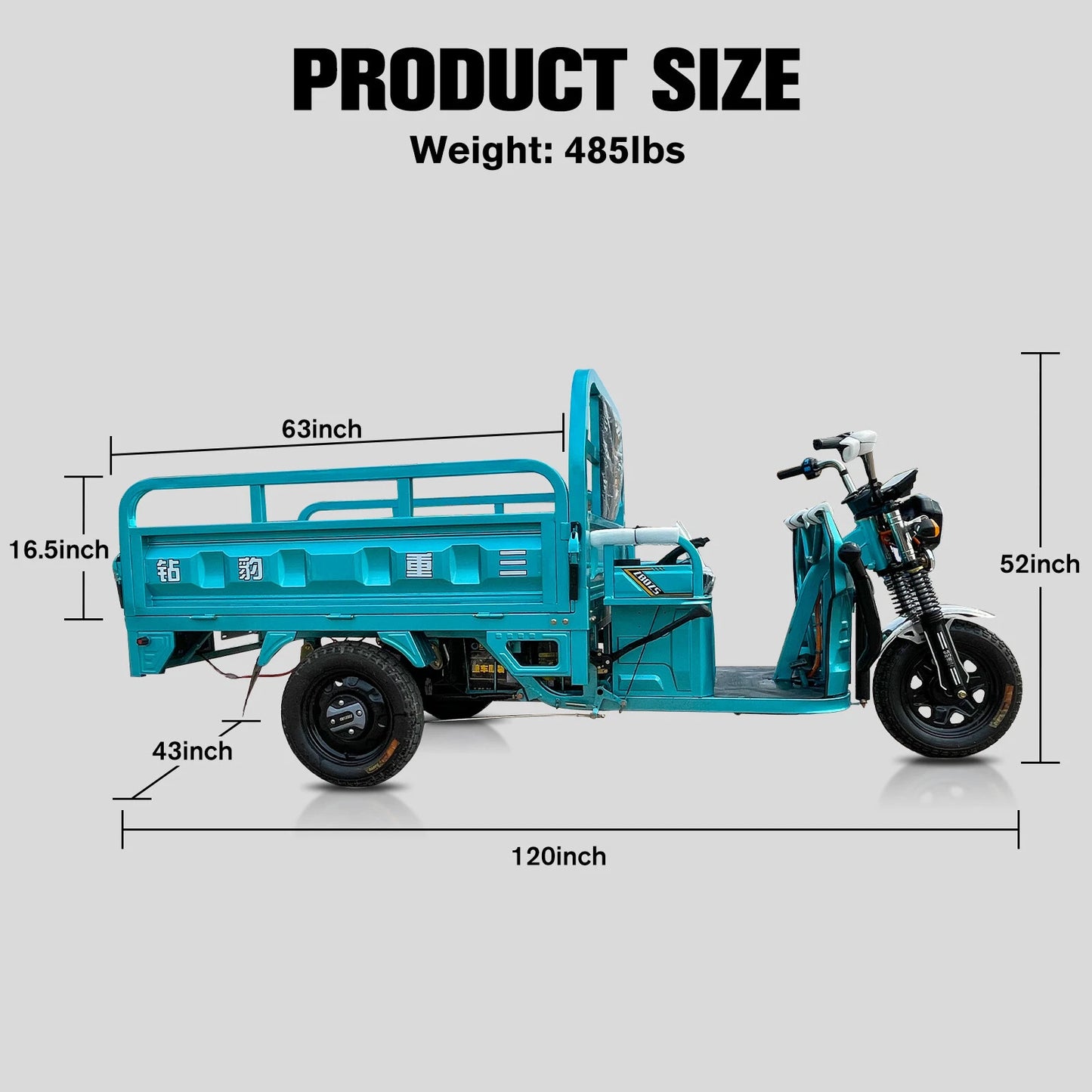 Electric freight tricycle Mini Truck Electric Cargo Tricycle For Cargo